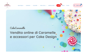 Il sito online di Cake Caramella