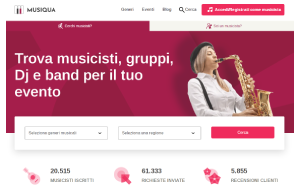 Il sito online di Musiqua