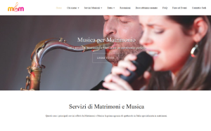 Il sito online di Musica per Matrimonio