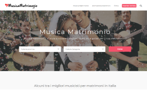 Il sito online di Musica Matrimonio