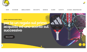 Il sito online di Padel & Fit Store