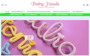 Il sito online di Fairy Hands