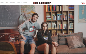 Il sito online di Edo & Racoon