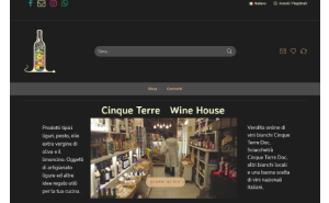 Il sito online di Cinque Terre Wine House