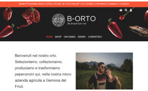 Il sito online di B-Orto