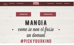 Il sito online di Pick Your Kind