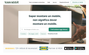 Il sito online di TaskRabbit