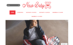 Il sito online di New Baby Store Kids