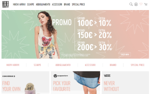 Visita lo shopping online di HERE