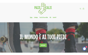 Il sito online di Pazze Calze