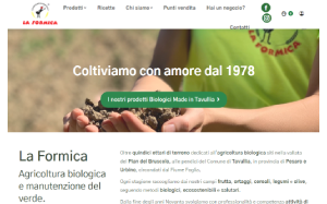 Il sito online di Coop la Formica