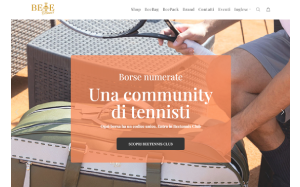 Il sito online di Bee Tennis