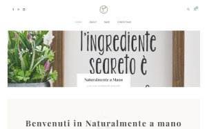 Il sito online di Naturalmente a mano