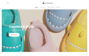 Il sito online di Comfy Shark