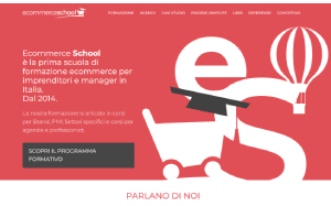 Visita lo shopping online di Ecommerce School