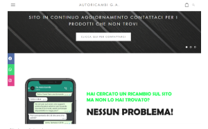 Il sito online di GA Autoricambi