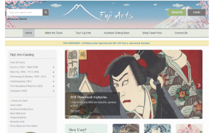 Il sito online di Fuji Arts