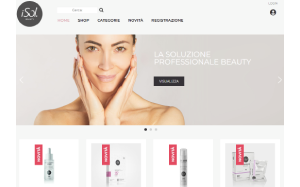 Il sito online di iSol Beauty