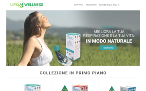 Il sito online di Life Wellness Healthcare Europe