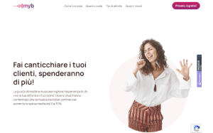 Il sito online di Music Your Brand