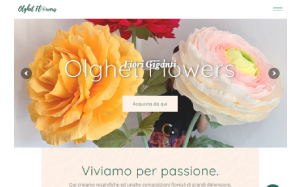 Il sito online di Olghet Flowers
