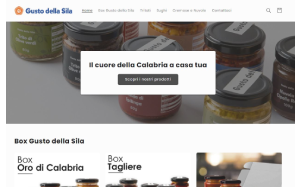 Il sito online di Gusto della Sila