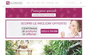 Il sito online di GF Profumi sm