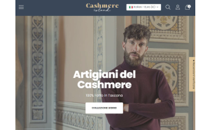 Il sito online di Cashmere Island