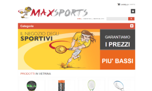 Visita lo shopping online di Maxsport Tennis