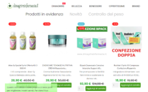 Il sito online di Dimagrire in Farmacia