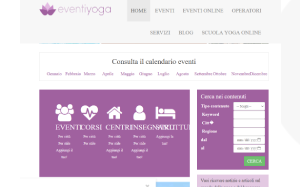 Il sito online di Eventiyoga