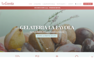 Il sito online di Gelateria La Favola