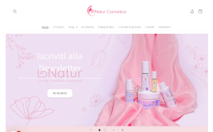 Il sito online di Bnatur cosmetica