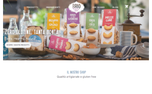 Il sito online di Brio Gluten Free Bakery