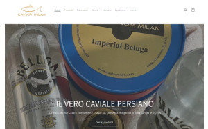 Il sito online di Caviar Milan