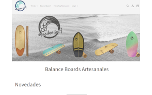 Il sito online di Wooden surf