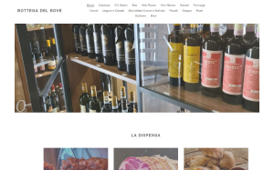 Il sito online di Bottega del Bove