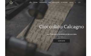 Il sito online di Cioccolato Calcagno