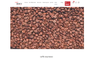 Il sito online di Caffe Roen