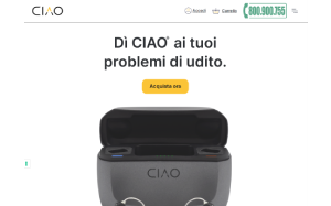 Il sito online di Ciao Hearing