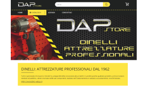 Il sito online di DAP Store