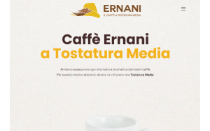 Il sito online di Caffe Ernani