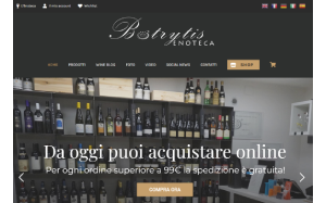 Il sito online di Botrytis Enoteca