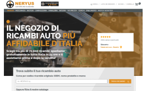 Il sito online di Neryus car parts