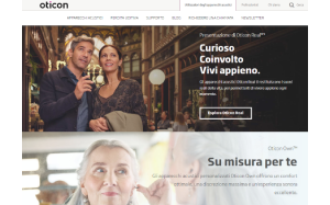 Il sito online di Oticon