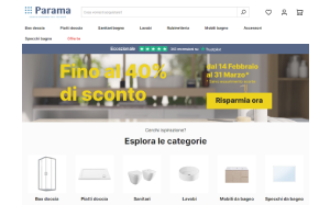 Il sito online di Parama shop