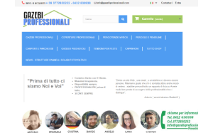 Il sito online di Gazebi Professionali