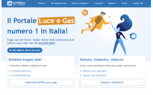 Il sito online di Luce-gas