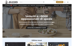 Il sito online di JS1599