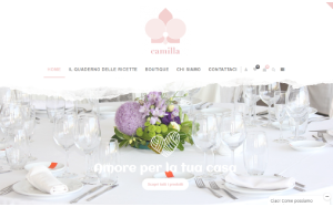 Il sito online di Camilla Maison